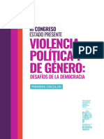 Primera Circular - III Congreso Violencias