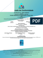 Certificado de Conformidade Família CST 04