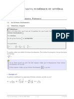 Cours Calcul Numerique Litteral Chap 2