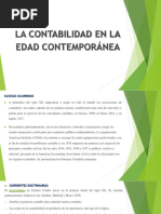 Evolucion de La Contabilidad - Edad Contemporanea