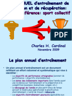 Plan Annuel Entrainement