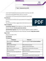 9thCBSE - Fundamental Unit of Life - Chapter Notes