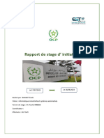 Rapport de Stage Ocp