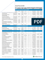 Lippincot Price List 2023