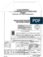 Installation Procedure For Steam Turbine