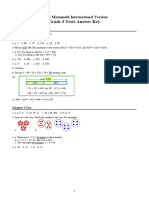 End of Year Test Grade3 Answers Math