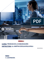 Semana 04. Tecnicas de La Comunicacion