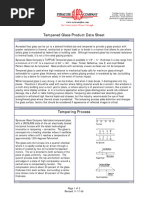 SGC Tempered Glass Product Data