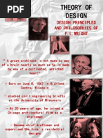 Theory of Design: Design Principles and Philosophies of F.L.Wright