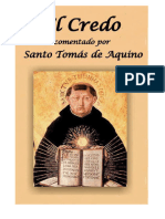 El Credo Comentado Por Santo Tomas de Aquino