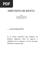 Impuesto de Renta Actualizado