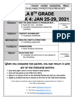 8th Grade Q3 Week 4 PACKET