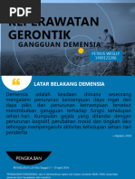 Keperawatan Gerontik Demensia