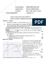 Probatoire A-ABI Blanc 2024 Sujet