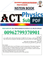 ACT Physics Exam Questions & Answers 2023