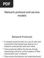 Network Protocols and Service Models