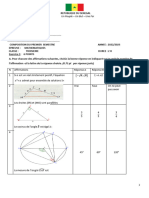 EPREUVE MATHS 3ème