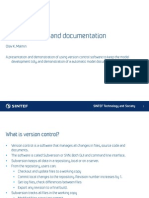 Version Control and System Documentation Using Subversion and Cube