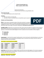 Ratio Analysis