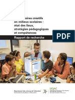 Rapport Recherche Laboratoires Creatifs