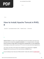 How To Install Apache Tomcat in RHEL 8