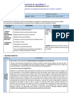 Actividad de Aprendizaje Semana 27 Estudiantes 2022