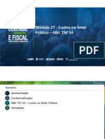 Mód. 27 - Custos No Setor Público - NBC TSP 34