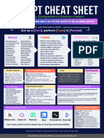 ChatGPT Cheatsheet by LearnWithSeb