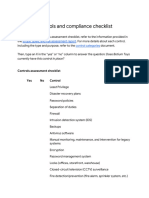 Controls and Compliance Checklist