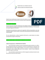 Costos y Presupuestos Instrucciones Paral Kueros 2025