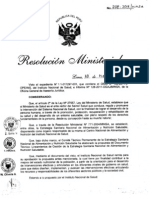 RM208-2011-MINSA Lineamientos de Gestion de La Estrategia Sanitaria Nacional de Alimentacion y Nutricion Saludable.