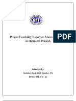 Project Feasibility Report On Maize Processing in Himachal Pradesh - Surinder