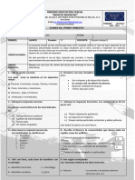 Examen Ciencias Naturales 1er Trimestre