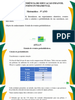 Aula 5 - 9º MAT - Estudo de Eventos Probabilísticos