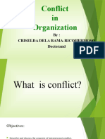 Conflict in Organization