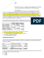 Partnership Operations Dissolution Liquidation Exercises