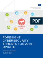 Cybersecurity Threats For 2030 - Update 2024 - Executive Summary