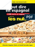 2000 Mots Et Expressions Pour Tout Dire en Espagnol Pour Les Nuls