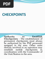 Checkpoints