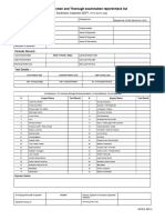 Mewp Checklist