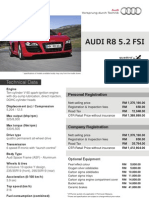 Audi r8 v10 Pricelist