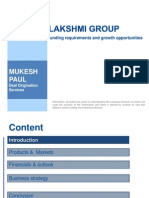 Mukesh Paul: Funding Requirements and Growth Opportunities