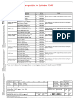 J - 41910304 - Ae02 Schindler PORT Spare Part List CP333