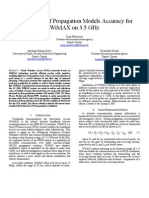 Comparison of Propagation Models Accuracy For Wimax On 3.5 GHZ