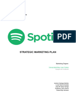 Strategic Marketing Plan Spotify Group 5