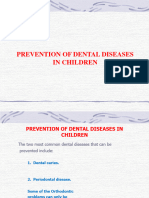 10-Prevention of Dental Diseases in Children