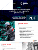 6 - Importancia de Utilizar Equipos Originales en Alta Ingeniería