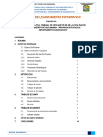 Memoria de Levantamiento Topografico