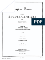 Bozza - Douze Etudes-Caprices