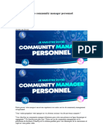 Je Vais Être Votre Community Manager Personnel